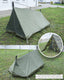 BELGIUM OD 2-Man Tent with Camouflage Cover Used