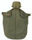 BELGIUM OD Plastic Canteen with Cover Like New