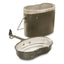 ROMANIAN OD 2-PC. Aluminum Mess Kit Used